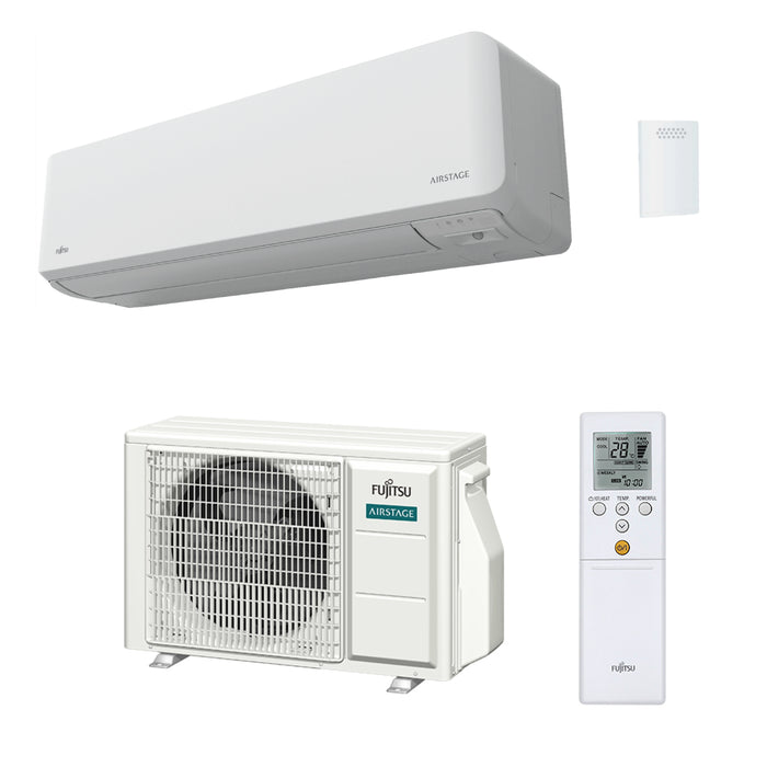 Fujitsu C3.5kW H3.7kW Lifestyle NEXT Reverse Cycle Inverter Split Air Conditioner with WiFi SET-ASTG12KMTC-NXT